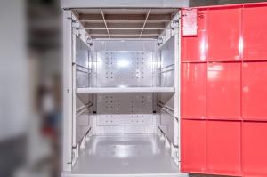 Quality School Storage Lockers With Padlock , 4 Comparts 1 Column Red School Lockers wholesale
