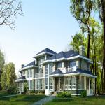 Light Steel 3 Bedroom Container Home Apartments Structural Design