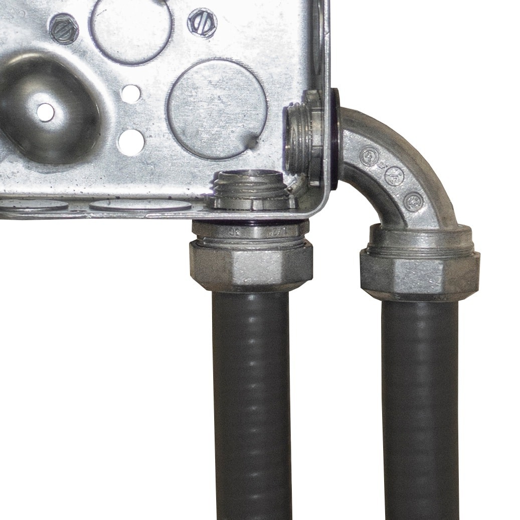 Flexible Metallic Pipe Connector Zinc Alloy Flexible Metal Cable Gland Connector