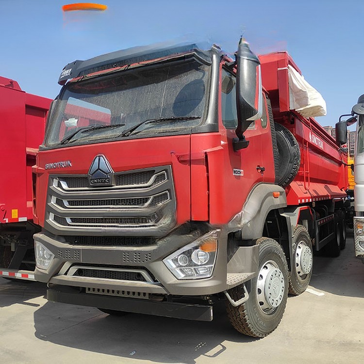 8x4 12 Wheeler 40 Ton Sinotruk Dump Truck , 12 Tyre Tipper Truck EUR 2 380hp