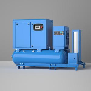 Quality Customizable 380V Combined Screw Air Compressor With 200L 300L 500L Capacity wholesale
