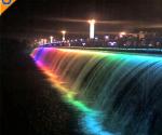 Progressive Dynamical Color Changing Waterfall Stainless Steel