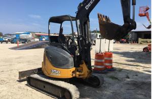 Quality 7672lb Second Hand Excavator 35D Used John Deere Excavator Fuel Efficient wholesale