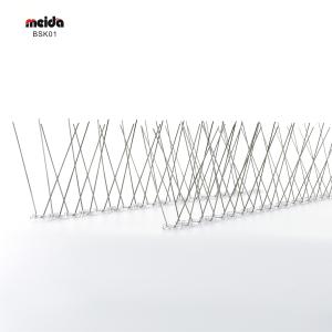 Quality Effective Outdoor Stainless Steel Anti Pigeon Bird Spikes Deterrent Device for Roofs wholesale