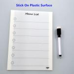 8.5x11 Inch Dry Erase Self Adhesive Whiteboard Sheets PVC WGO Tape Strips