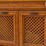 Classical RTA Lampblack 5mm Solid Wood Kitchen Island ODM