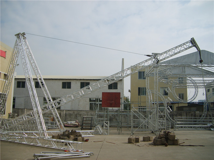 Best Heavy Duty Aluminum Concert Stage Truss 12m Speaker Line Truss Lift