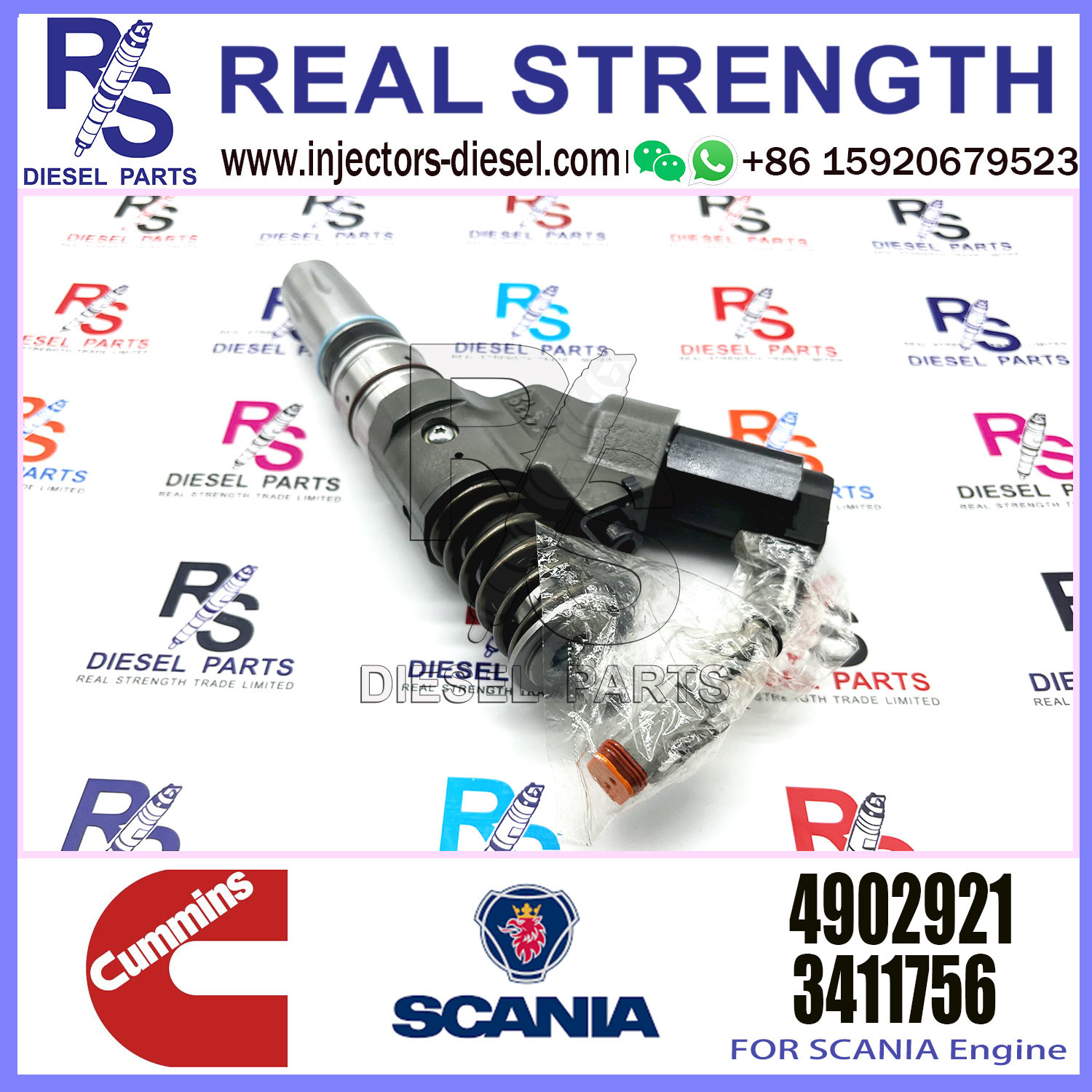 QSM11 ISM11 M11 Diesel Engine Fuel Injector 4903472 4088384 4902921 3083849 3083863 3087557 3411752