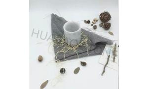 Quality White Cup Art Stone Tile , Stong Mug Safe Round Edge Moden Contemporary wholesale