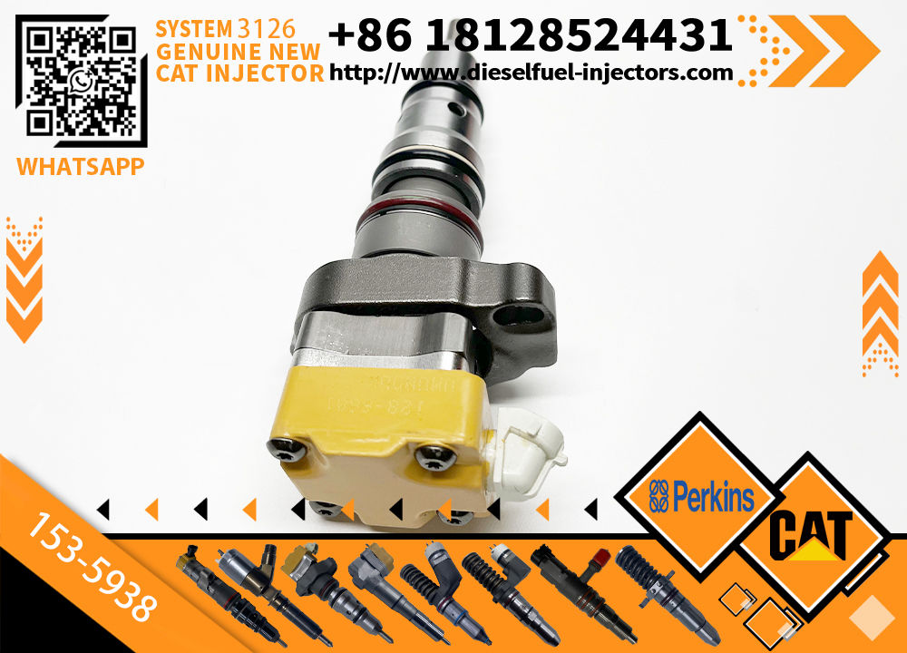 Common Rail Injector Fuel Injecto 174-7526 174-7528 179-6020 153-5938 for 3412 Excavator 3412E/5110B