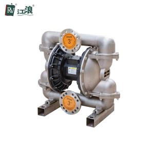 Quality 3 Inch Pneumatic Stainless Steel Double Diaphragm Pump Water Oil Lotion Acid Transfer wholesale