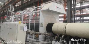 Quality Prefabricated Polyurethane Spraying Insulation HDPE Winding Protective Jacket Directly Buried Steel Pipe Machine Automatic wholesale