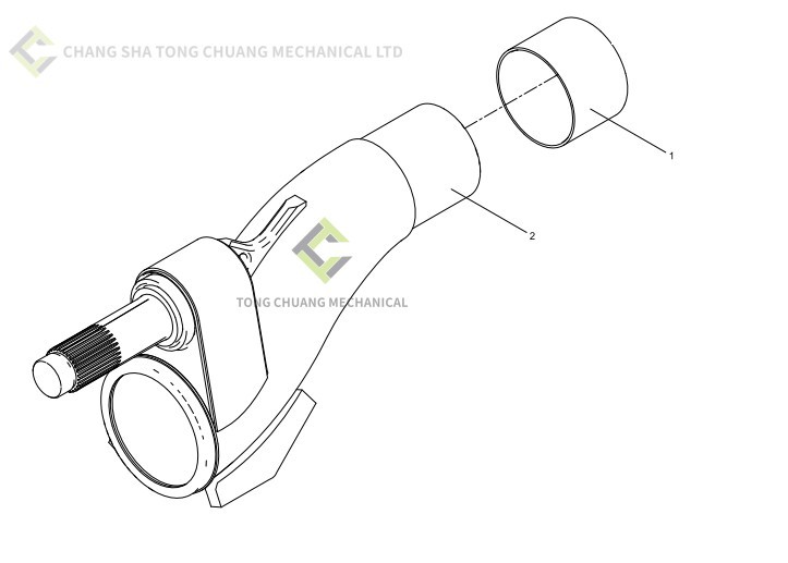 Zoomlion Concrete Pump Parts/Shaft Sleeve 000190201A0100001