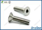 Flat Head Allen Socket Cap Screws, Stainless Steel 18-8 /A2-70/ 316/304