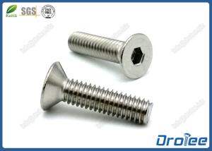 China Flat Head Allen Socket Cap Screws, Stainless Steel 18-8 /A2-70/ 316/304 on sale