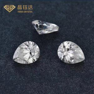 Quality 1.0ct 1.5ct 2.0ct IGI Certified Pear Cut Synthetic Loose Diamonds For Wedding Rings wholesale