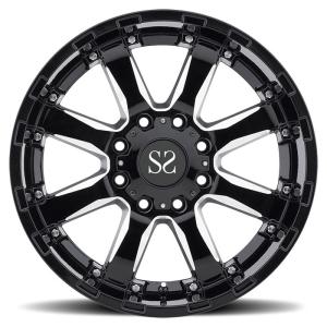 Quality Custom Big Lip Forged Off Road Wheels With -19 -25 -44 -76 -101 And 6 X 139.7 For Ford Wrangler wholesale