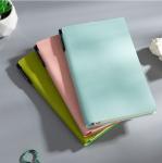 Customized Paper Business Logo Printed Debossed Soft Black PU Planner A5 Leather