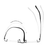 Ultra Lightweight Rimless Titanium Eyeglass Anti Blue Light Durable