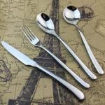Silver Stainless Steel Cookwares Dinner Knife Dinner Fork Dinner Soup spoon