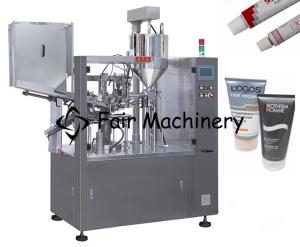 Quality 75BPM 350ml Plastic Tube Filling And Sealing Machine For Cosmetic Tube 0.5MPa wholesale