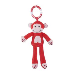 Quality Red Monkey Plush Toy Newborn Crib Pendant Crib Safe Stuffed Animals wholesale