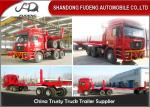 3 Axle Logging Heavy Equipment Trailers For Forest Timber Transportation