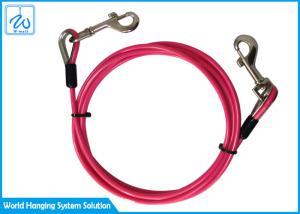 Quality Safe And Secure Pet Tie Out Cable Coated Steel Dogs Camping Cable wholesale
