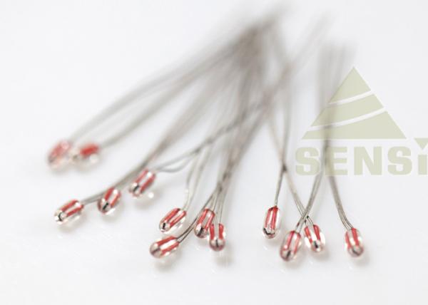 Firm Structure Negative Temperature Coefficient Thermistor , Radial Glass NTC