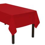 Solid Color Disposable Plastic Tablecloths , Heavy Duty Disposable Table Covers