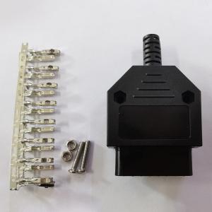 Quality ABS PVC OBD2 Female Connector Replacement Multipurpose With Lock wholesale