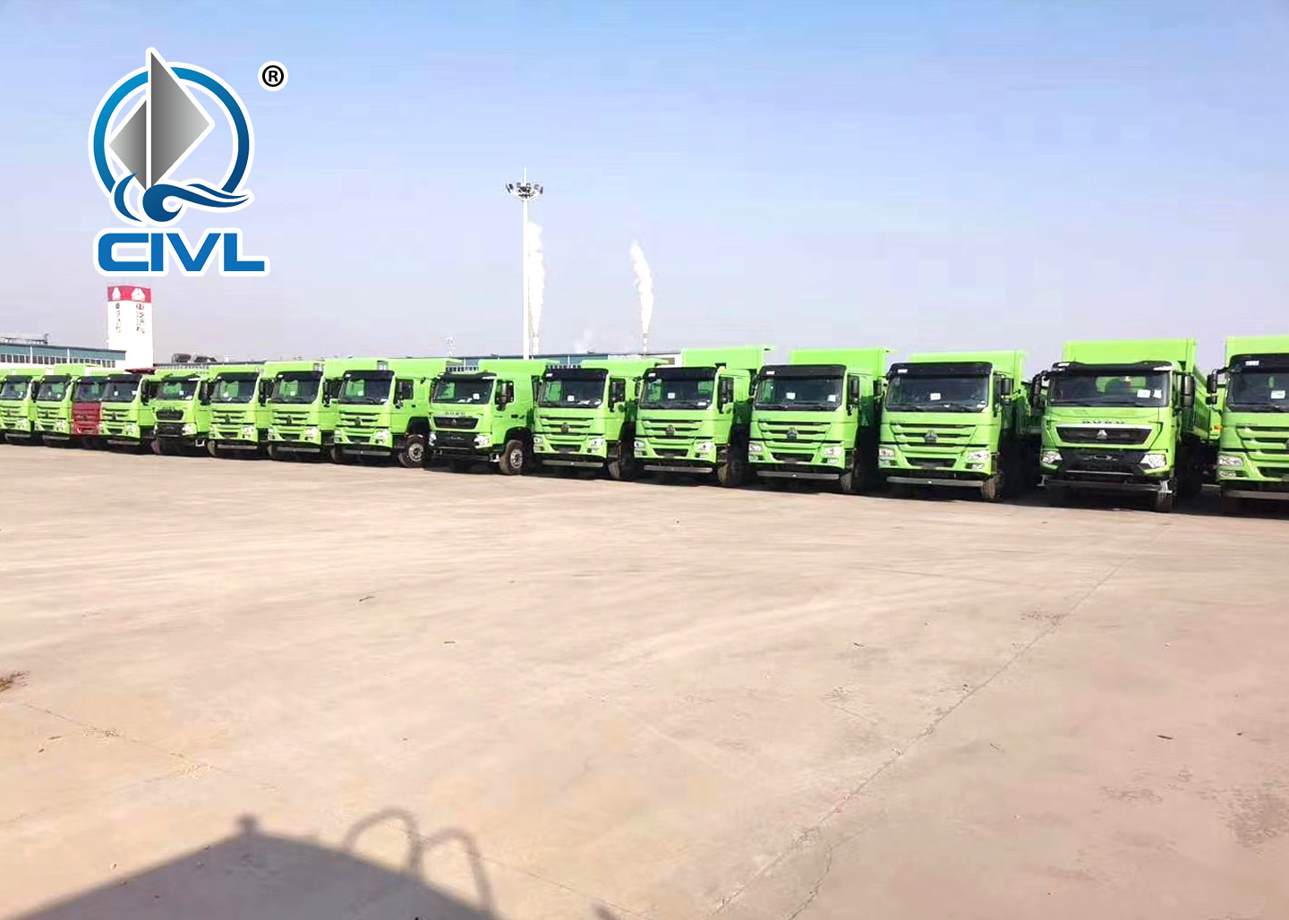 10 Tires 30T LHD Heavy Duty Dump Truck 6X4 Euro II 371HP Engine HYVA Front Lifting