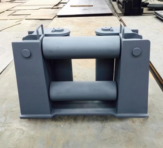 Cast Iron Deck Mounted Panama Chock , Type A Din 81915 Chock Customized Color