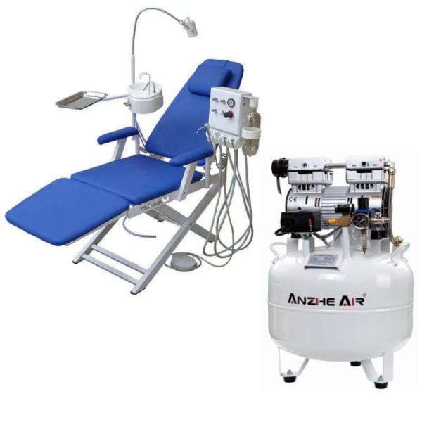 105L/Min Air Flow Dental Air Pump Unit 850W Custom Logo Silent Dental Air