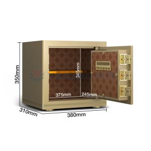 Quality Office Fingerprint Lock Safe Box Solid Steel OEM Color H350mm wholesale
