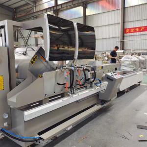 Quality 550 Saw Blade Aluminium UPVC window door Cutting Machine CNC Double Head Cutting Off Saw wholesale