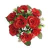 Buy cheap Most Popular Artificial Real Touch Wedding Bouquet Flower, Red Rose from wholesalers