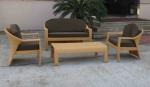 European Style Hand-Woven Outdoor Rattan Furniture Sofa Chair