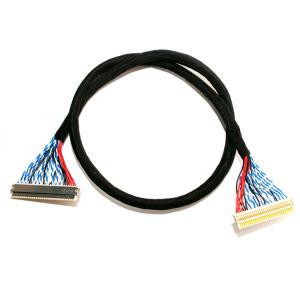 Quality Hirose df19 Lvds Cable Assembly , 30pin Lvds Wire Harness lvds display connector wholesale