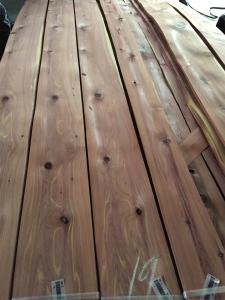 Quality Sliced Natural Aromatic Red Cedar Wood Veneer Sheet wholesale