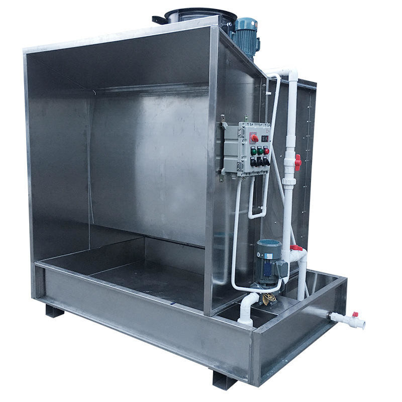 User-Friendly Electronic Control System Water Curtain Spray Booth Filtering Equipment