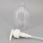 Transparent PET 142mm 500ml Lotion Squeeze Bottles