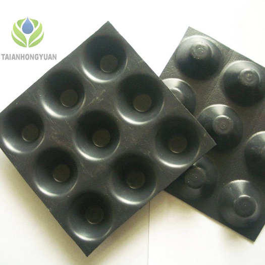 Onsite Training Included 8-30mm HDPE Dimpled Plastic Drainage Sheet for Waterproofing