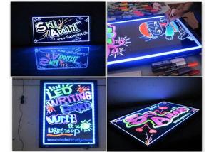 Quality Full Color Deluxe Erasable LED Message Board 30×40cm Flashing Animation wholesale