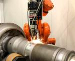 Robot Laser Cladding Machine System For Turbine Repair