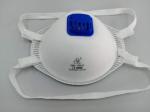FFP3 cup Mask with valve CE certification(white)