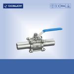 Stainless steel 3pcs industrial full port Ball valve With Female Thread
