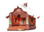 Christmas Inflatable Bouncy Castle , Outdoor Games Blow Up Jump House 5.2 * 4 *