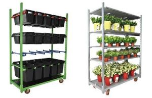 Quality 1350*565*1900mm Hot Dip Galvanized Dutch Flower Cart wholesale