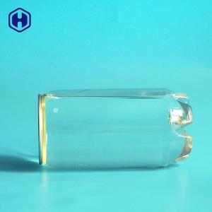 Quality Food Grade Round 375ML Clear Plastic Soda Water Cans wholesale